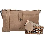 Hide & Stitches Femmes, Sac à main, Borsa a Tracolla Navajo, Beige