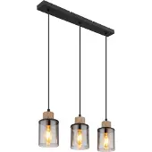 Globo Lighting Lampe à suspendre métal noir mat, 3x E27