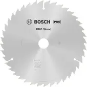 Bosch Lame De Scie Circulaire Pour Bois Op Wo B 254x30-40d
