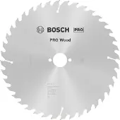 Bosch 2608640444 - Lame De Scie Circulaire Pro Wood, 254 X 30 X 2,8 Mm, 60D