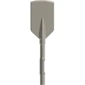 Bosch Asphalt Hexagonal Flat Chisel 450x125 Mm 30 Mm Argenté
