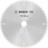 Bosch Powertools Op Wo-b Circular Saw Disc 254x 30-80 Mm Argenté