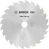 Bosch 2608837676 - Lame pour scie circulaire ACCU Standard for Wood 160x20/15.875x1.5/1.0x24T
