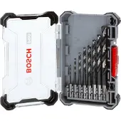 Bosch Accesorios Hexagonal 2-10 Mm Metal Drill Bit 8 Units Argenté