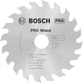 Bosch Lame pour Scies Circulaires Optiline Wood, 85 x 15 x 1,1 mm, 20T