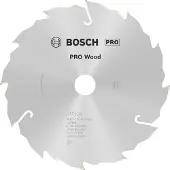 Bosch Lame de Scie Speedline pour Bois 160x20x2,4 mm 12D