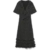 Vero Moda Robe 'DOTINA' noir / blanc