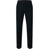 Selected Pantalon à plis 'SLH196-Leroy' bleu nuit