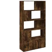 vidaXL Bibliothèque chêne fumé 100x36x189 cm bois d'ingénierie