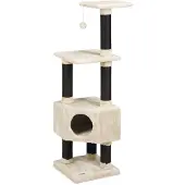 Beeztees Figado - Kratzbaum - creme - 40x40x135 cm
