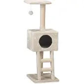 Beeztees Arbre à chat Homira 35x35x110cm In, Couleur:crème