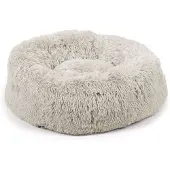 Beeztees Lit pour chien Yali peluche gris clair 70 cm