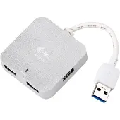 I-Tec Metal U3HUBMETAL402 concentrateur d'interface 5000 Mbit/s Argent