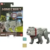 Mattel A Minecraft Movie Dennis The Wolf 10 Cm Figure Gris