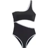 Copenhagen Studios Maillot de bain noir / blanc