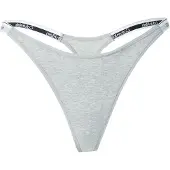 Calvin Klein Underwear String gris / noir / blanc