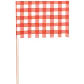 Papstar Deko-Picker rot Vichy Karo Vichy Karo
