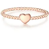 Glanzstücke Bague or rose