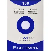Exacompta Fiches A4 (210 x 297 mm, 205 g/m²)
