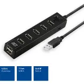 ACT Hub USB 7 ports avec interrupteur marche/arrêt AC6215