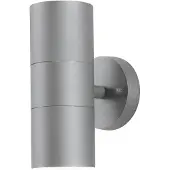 Konstsmide Spot murale Modena Up - Down 2 lumières 19cm gris