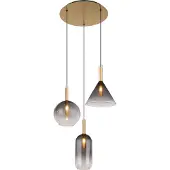 Globo Lighting Lighting Lampe à suspendre métal couleur laiton, 3x G9 LED