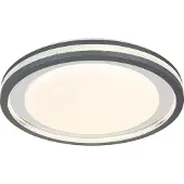 Globo Lampe de plafond à design Terpsa noir et blanc