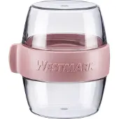 Westmark Pocketbox Mini 400ml, Lunch box, Pink, Transparent, Rose