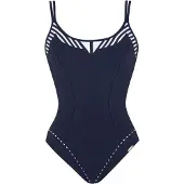 Sunflair Maillot de bain bleu marine / blanc