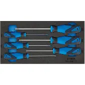 Gedore 1500 CT1-2163 TX 3-C Jeu De Tournevis Torx 6 Pièces En Module 1/3 CT