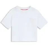 HUGO T-shirt en jersey de coton avec poche plaquée pour enfant
