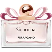 Salvatore Ferragamo Signorina, Femme, 100 ml, Flacon rechargeable, Parfum liquide, Poivre rose, Groseille, Jasmin, Pivoine, Rose