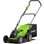 Greenworks G40LM35 Tondeuse à gazon de Tondeuse à main Batterie Noir, Vert