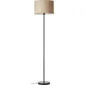 Brilliant Wimea Lampadaire noir/naturel 93108/76