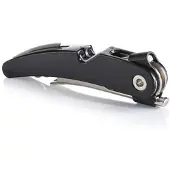 VacuVin Tire-bouchon - - Single Pull - Noir - Design contemporain - 1 pièce