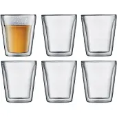 Bodum Canteen Lot de 6 verres à double paroi - 200 ml