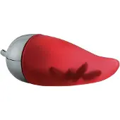 Alessi Piccantino ?plucheur ? chili en caoutchouc silicone Rouge