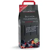 LotusGrill Charbon de bois de hêtre - Sac de 2.5 Kg - SK2500