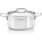 De Buyer Affinity Saucepot With Lid 20 Cm Argenté