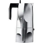Alessi Ossidiana Mt18/6 Espresso Coffee Maker Argenté One Size / EU Plug 220V