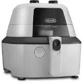De'Longhi Friteuse à air indépendante simple De Longhi Airy Fryer XXL FH2133 1400 W Noir Blanc