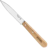 Opinel Couteau de cuisine - - N 113 - Lame 10 cm - Acier inox - Manche en hêtre
