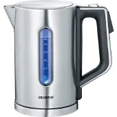 Severin WK 3418 Bouilloire électrique - 1,7 L, numérique, acier inoxydable-noir