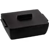 Dutchdeluxes Plat à Four Dutchdeluxes Rectangular Small Ceramic Black Matt