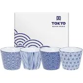 Tokyo Design Studio Tasse Nippon Blue 18 cl lot de 4