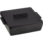 Dutchdeluxes Plat à Four Dutchdeluxes Rectangular Medium Ceramic Black Matt
