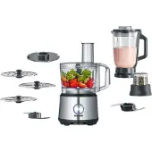 Severin Robot multifonctions 1.5l 1200w inox/noir - - KM3892 -