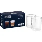 De'Longhi Verres isothermes pour boissons chaudes et froides , 2 x 400 ml