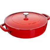 Staub faitout en fonte avec couvercle 24 cm, rouge 405114750