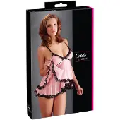 Cottelli collection - Babydoll sexy à volants - lingerie femme - L